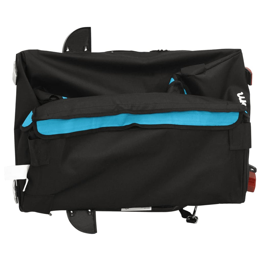 Fietstrailer 30 kg ijzer zwart en blauw 120 x 54 x 44 cm Blauw