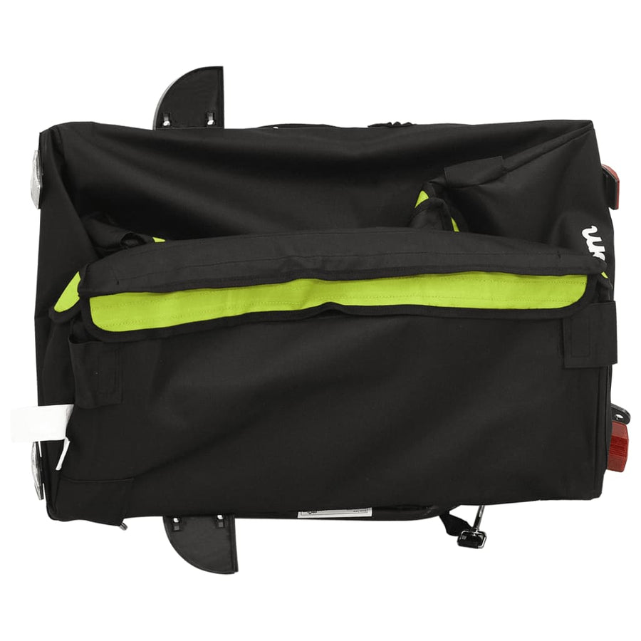 Fietstrailer 30 kg ijzer zwart en groen 120 x 54 x 44 cm Groen