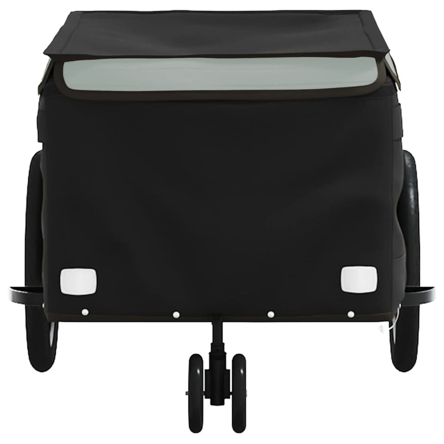 Fietstrailer 30 kg ijzer zwart en grijs