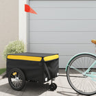 Fietstrailer 45 kg ijzer zwart geel