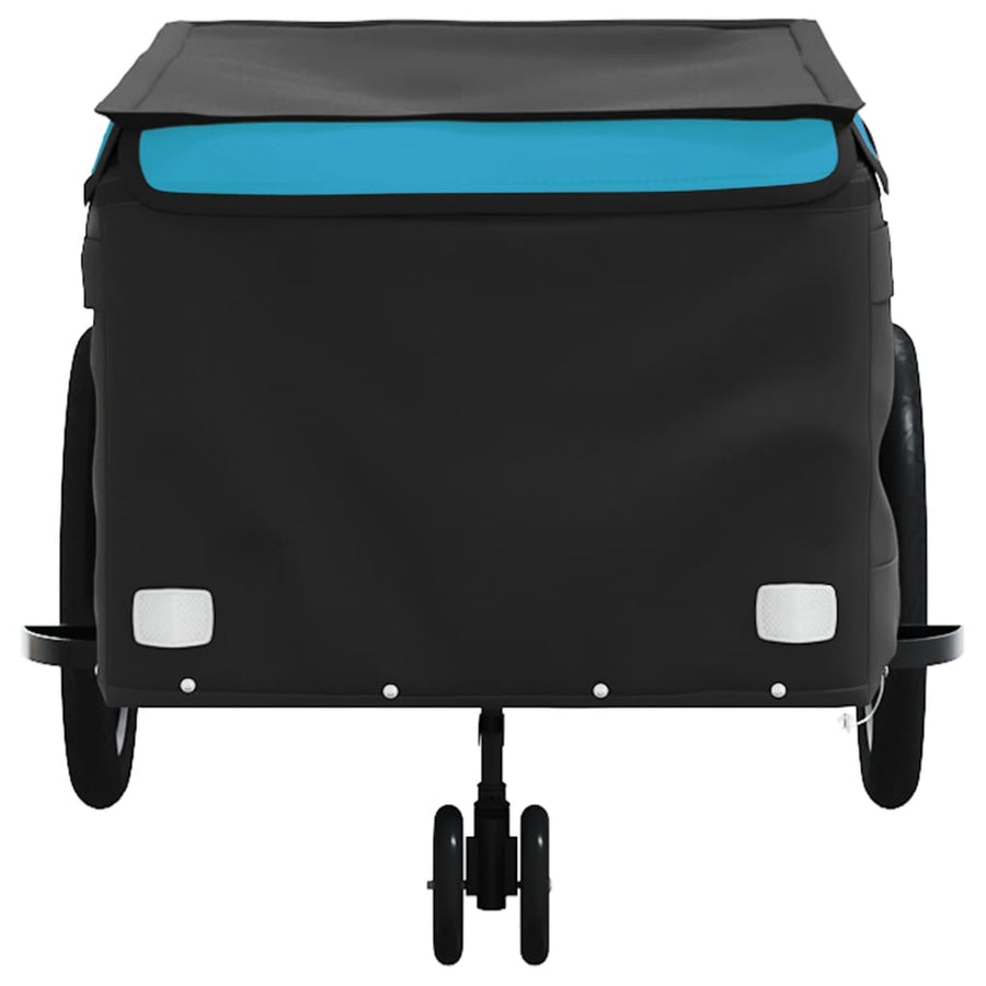 Fietstrailer 45 Kg Ijzer Zwart En 137 x 68 x 59 cm