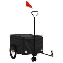 Fietstrailer 45 kg ijzer 137 x 68 x 59 cm Zwart