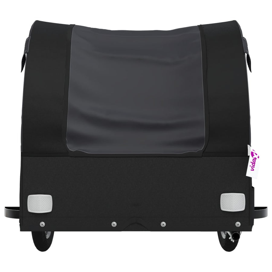 Fietstrailer 30 kg ijzer zwart