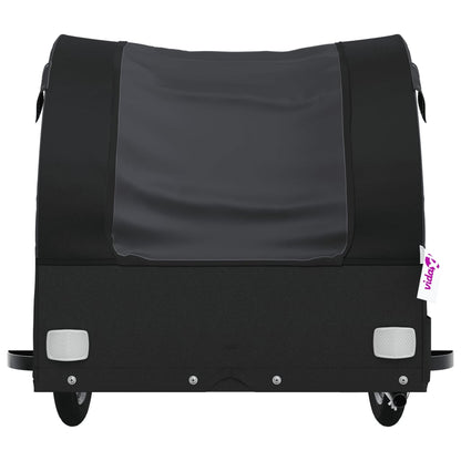 Fietstrailer 45 kg ijzer zwart