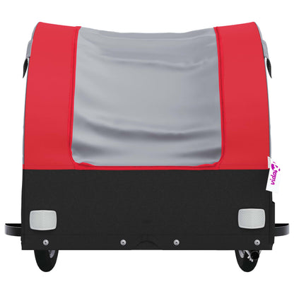 Fietstrailer 45 Kg Ijzer Zwart En 133 x 68 x 68 cm