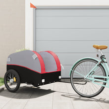 Fietstrailer 45 Kg Ijzer Zwart En 133 x 68 x 68 cm