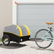 Fietstrailer 45 kg ijzer zwart geel