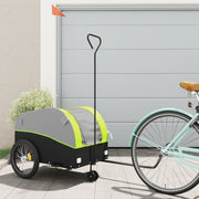 Fietstrailer 45 kg ijzer zwart groen