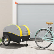 Fietstrailer 45 kg ijzer zwart geel