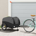 Fietstrailer ijzer 45 kg zwart 133x68x68 cm