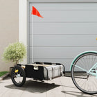 Fietstrailer 126x63x36 cm oxford stof ijzer zwart