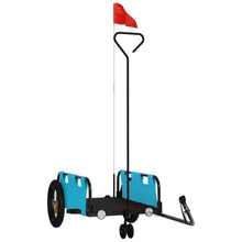 Fietstrailer Oxford Stof En Ijzer Blauw 123 x 52.5 x 33 cm
