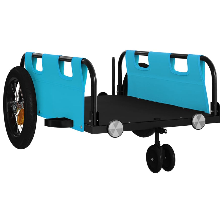 Fietstrailer Oxford Stof En Ijzer Blauw 123 x 52.5 x 33 cm
