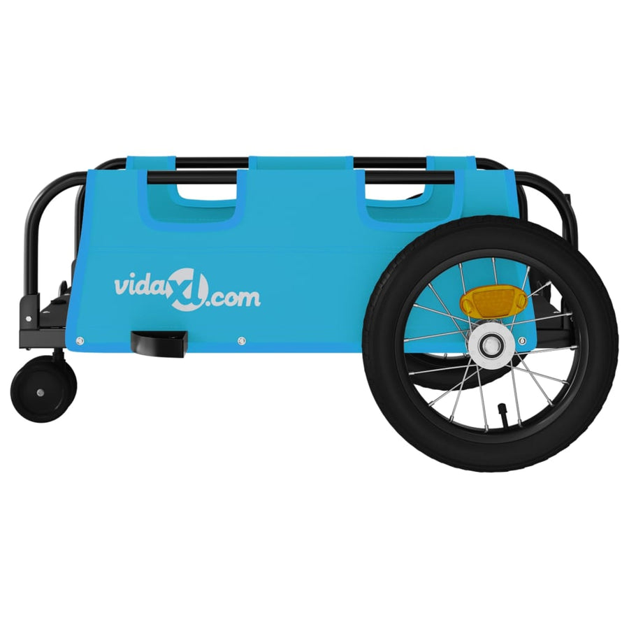 Fietstrailer Oxford Stof En Ijzer Blauw 123 x 52.5 x 33 cm