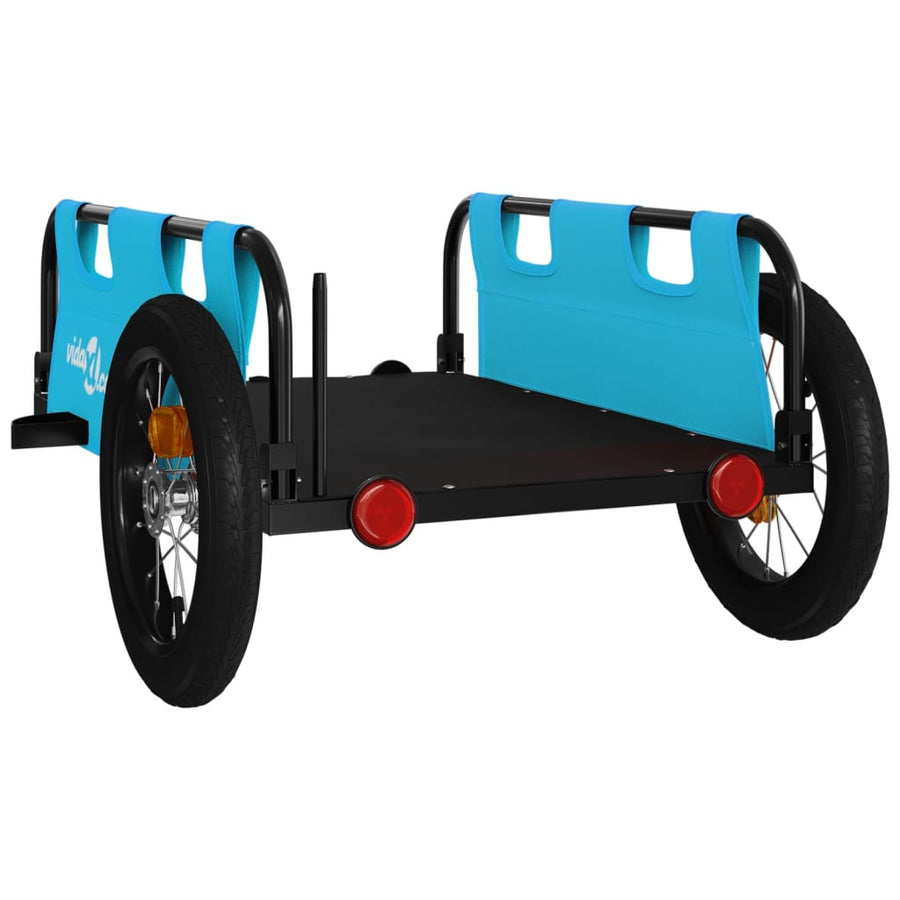 Fietstrailer Oxford Stof En Ijzer Blauw 123 x 52.5 x 33 cm