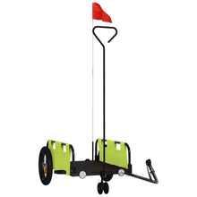 Fietstrailer Oxford Stof En Ijzer Groen 123 x 52.5 x 33 cm