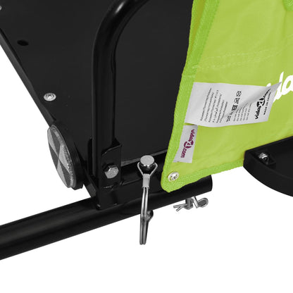 Fietstrailer Oxford Stof En Ijzer Groen 123 x 52.5 x 33 cm