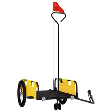 Fietstrailer Oxford Stof En Ijzer Geel 124 x 64.5 x 36 cm
