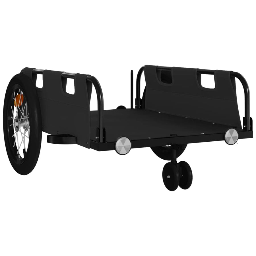 Fietstrailer Oxford Stof En Ijzer Zwart 124 x 64.5 x 36 cm
