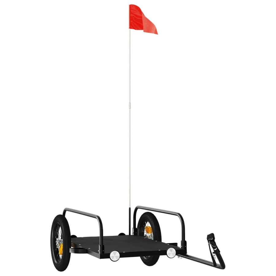 Fietstrailer Ijzer Zwart 122 x 53 x 31 cm