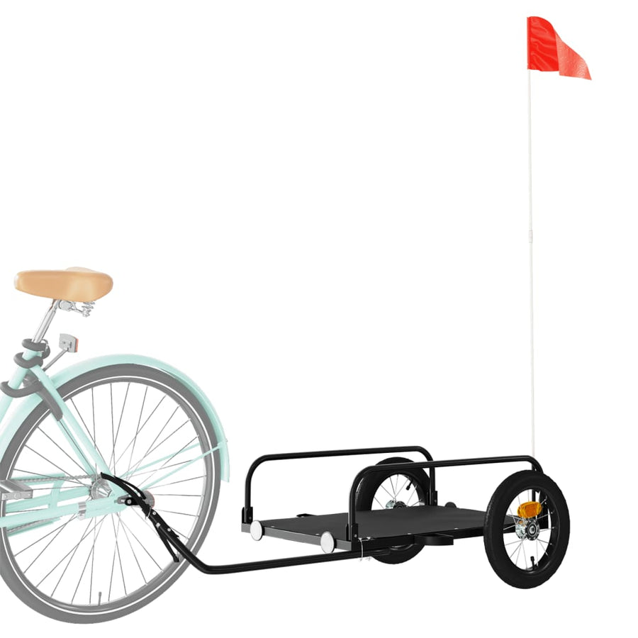 Fietstrailer Ijzer Zwart 122 x 53 x 31 cm