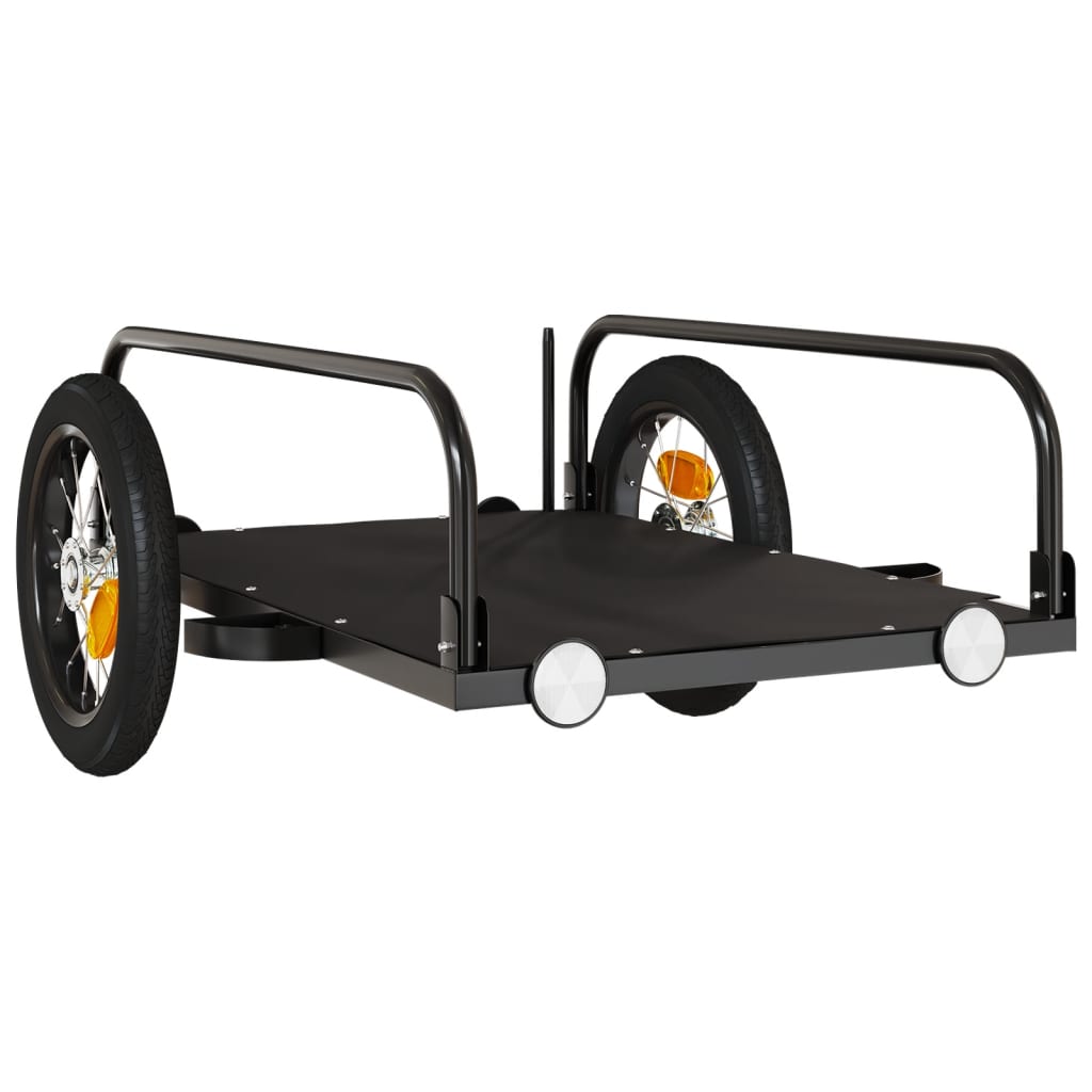 Fietstrailer Ijzer Zwart 122 x 53 x 31 cm