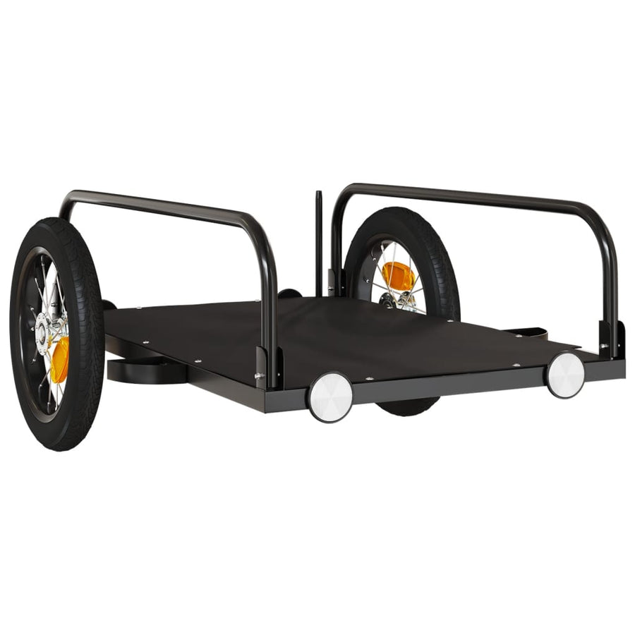 Fietstrailer Ijzer Zwart 122 x 53 x 31 cm