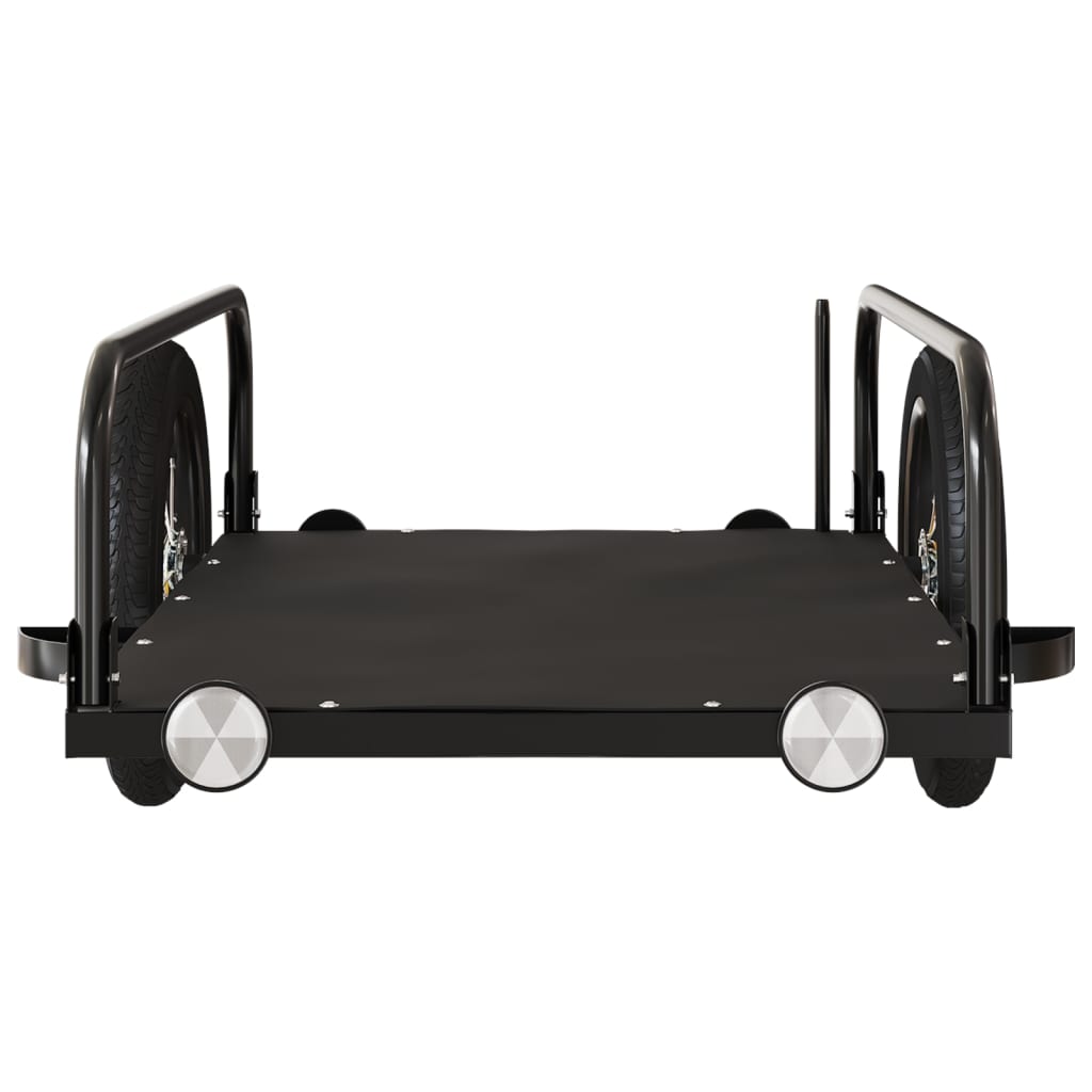 Fietstrailer Ijzer Zwart 122 x 53 x 31 cm