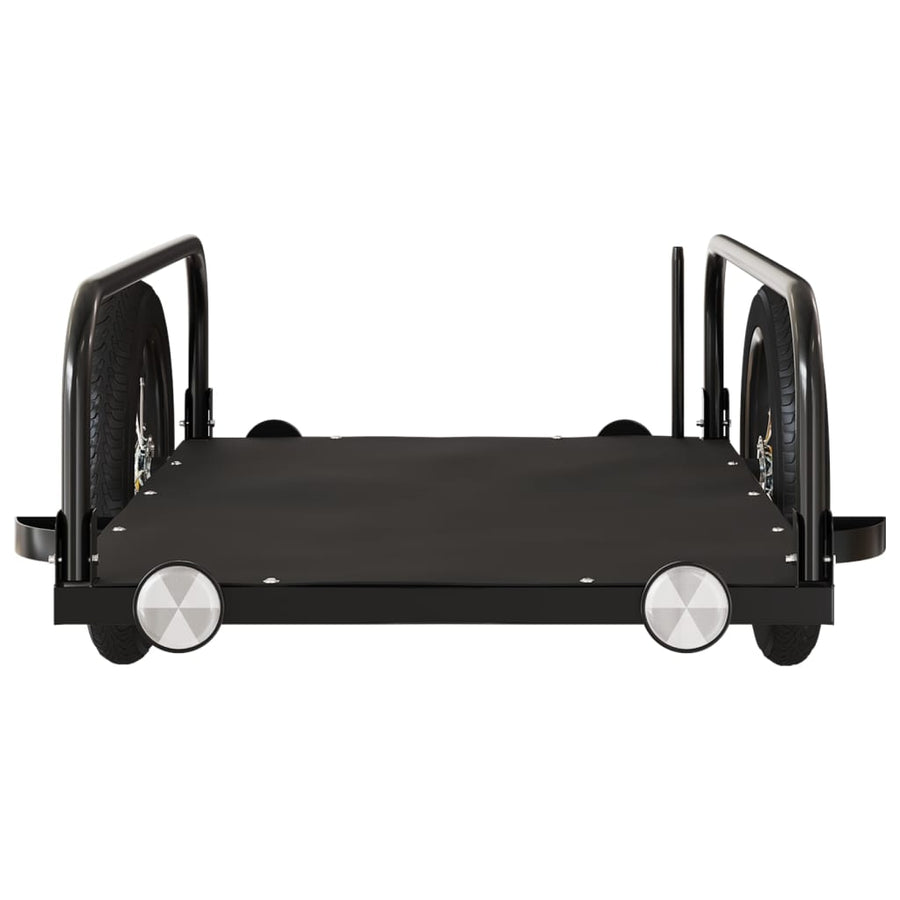 Fietstrailer Ijzer Zwart 122 x 53 x 31 cm