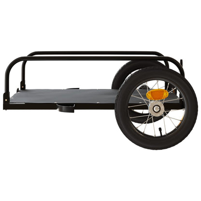 Fietstrailer Ijzer Zwart 122 x 53 x 31 cm