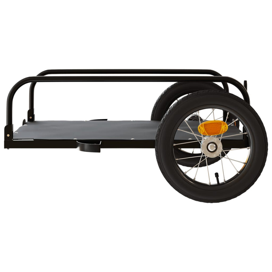 Fietstrailer Ijzer Zwart 122 x 53 x 31 cm