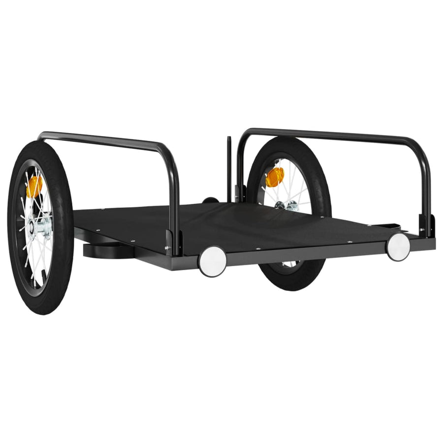 Fietstrailer Ijzer Zwart 126 x 63 x 34 cm