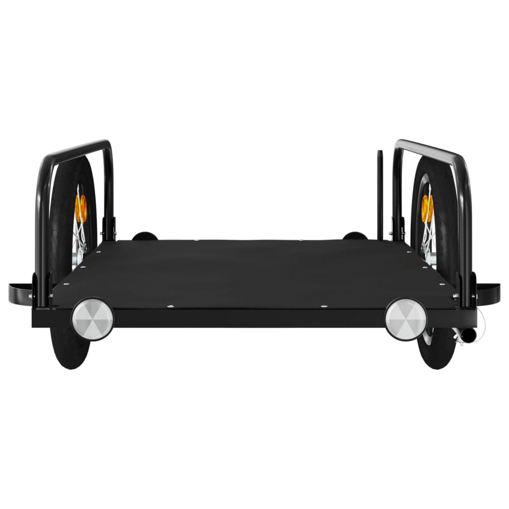 Fietstrailer Ijzer Zwart 126 x 63 x 34 cm