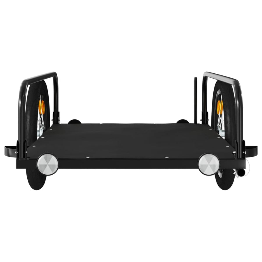 Fietstrailer Ijzer Zwart 126 x 63 x 34 cm
