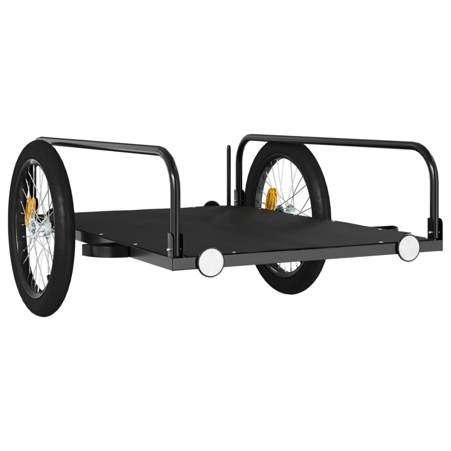 Fietstrailer Ijzer Zwart 135 x 70 x 37 cm