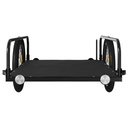 Fietstrailer Ijzer Zwart 135 x 70 x 37 cm