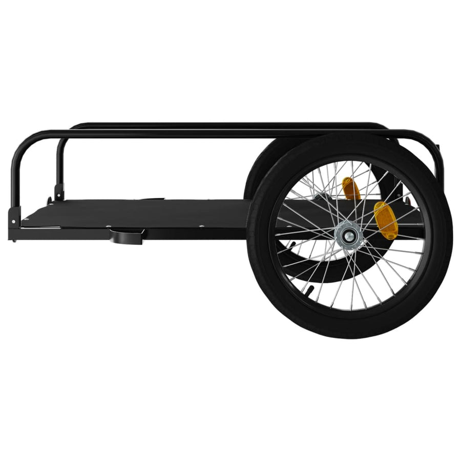 Fietstrailer Ijzer Zwart 135 x 70 x 37 cm