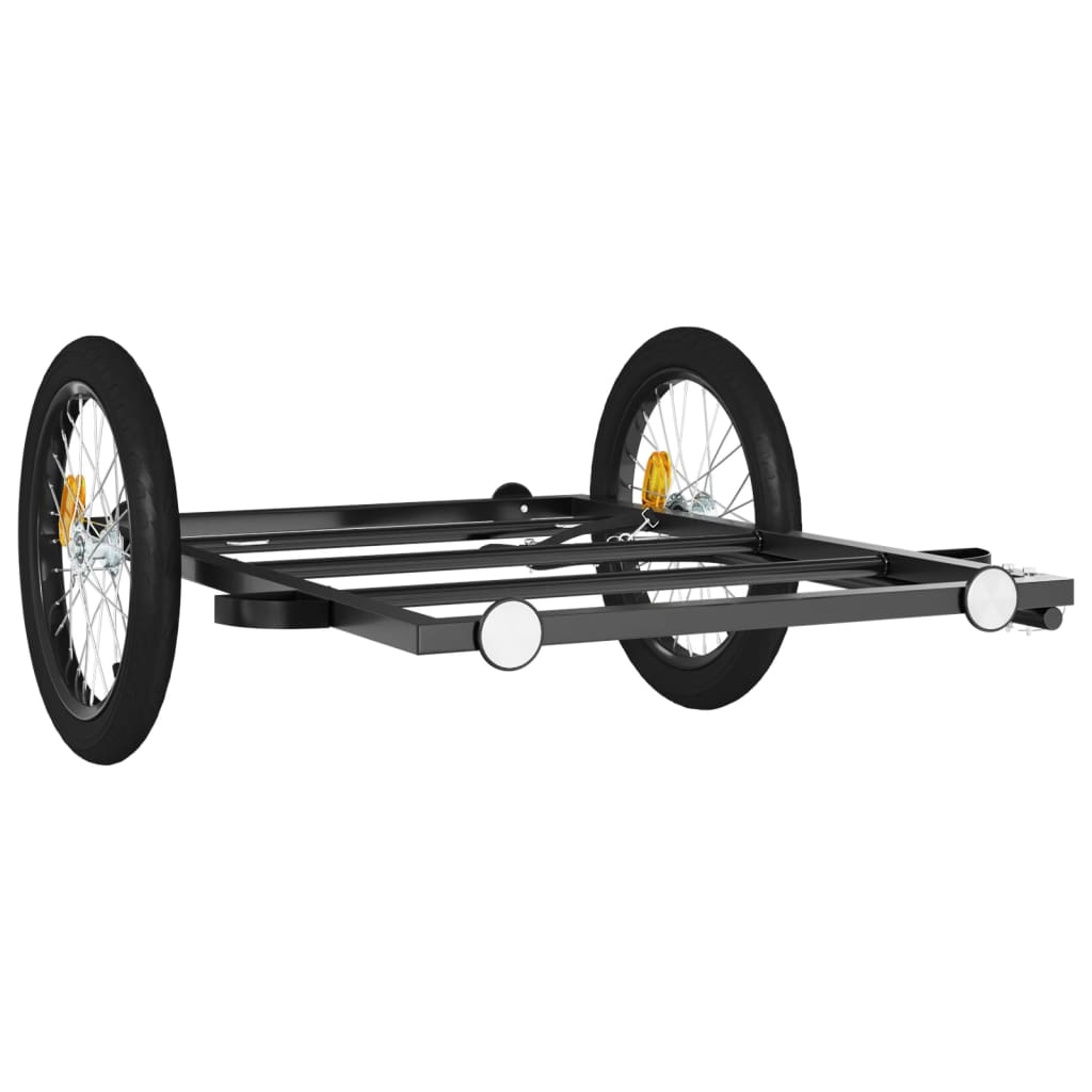 Fietstrailer Ijzer Zwart 135 x 68 x 37 cm