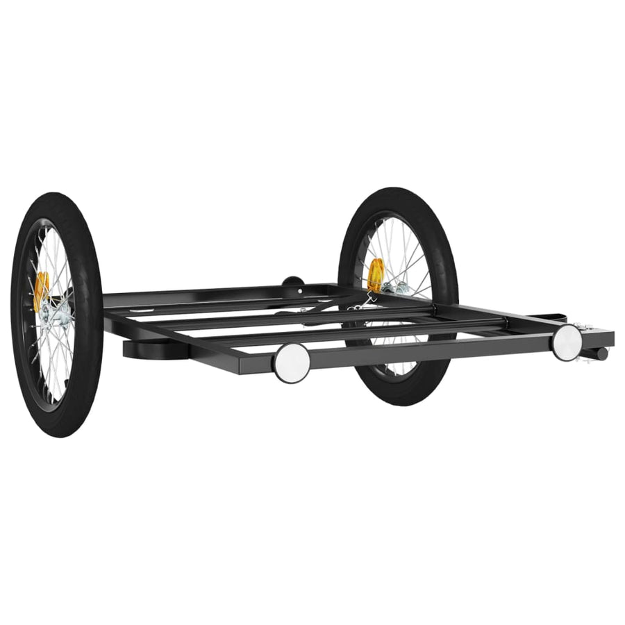 Fietstrailer Ijzer Zwart 135 x 68 x 37 cm