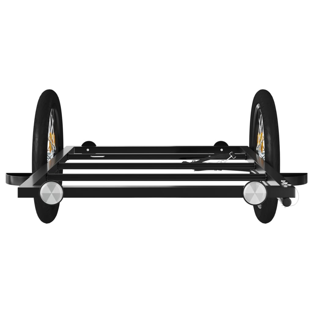 Fietstrailer Ijzer Zwart 135 x 68 x 37 cm