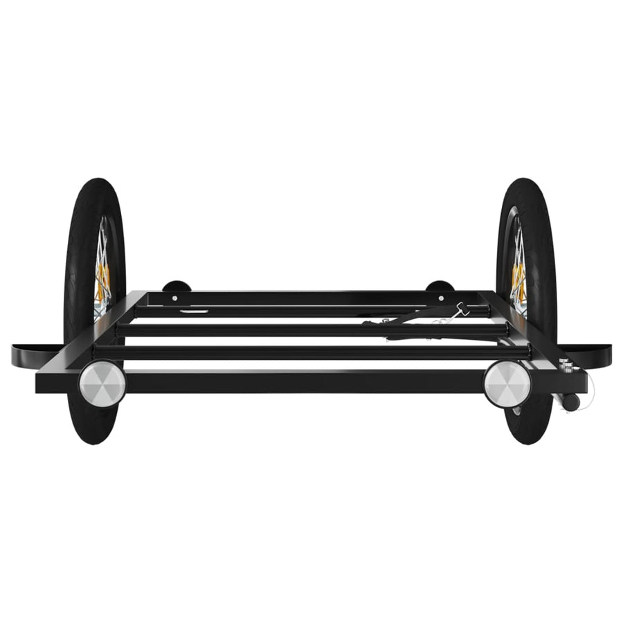 Fietstrailer Ijzer Zwart 135 x 68 x 37 cm