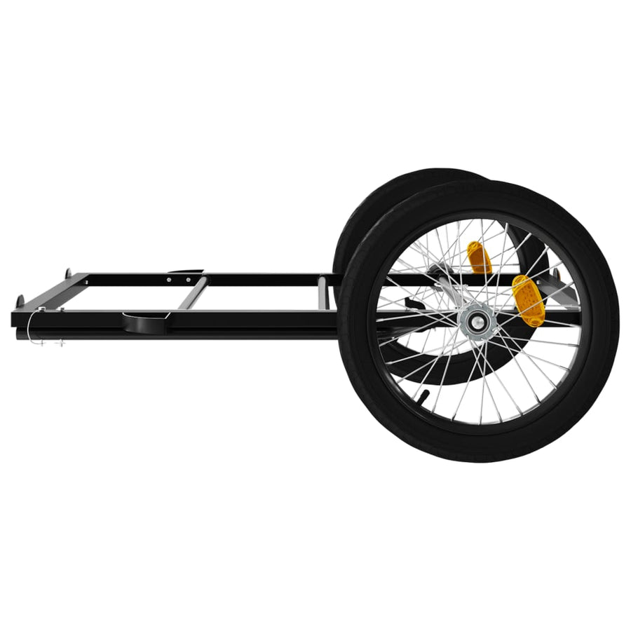 Fietstrailer Ijzer Zwart 135 x 68 x 37 cm