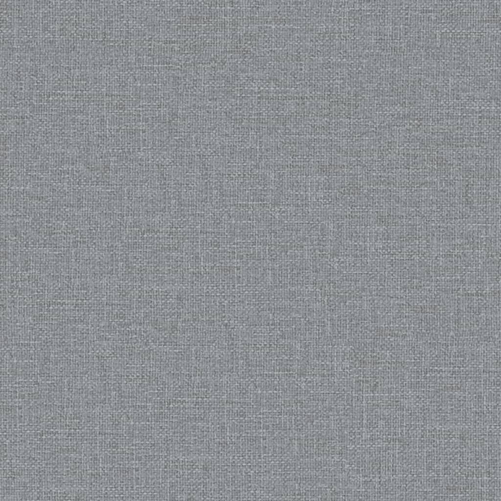 Slaapbank L-Vormig 279X140X70 Cm Stof Lichtgrijs