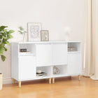 Dressoir 60x35x70 cm bewerkt hout wit