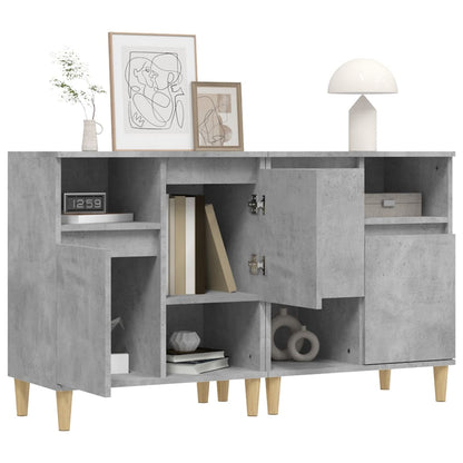 Dressoirs 2 St 60X35X70 Cm Bewerkt Hout Betongrijs