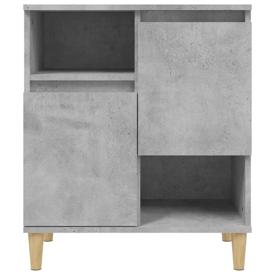 Dressoirs 2 St 60X35X70 Cm Bewerkt Hout Betongrijs