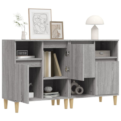 Dressoirs 60X35X70 Cm Bewerkt Hout Eikenkleur 2 Grijs sonoma