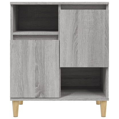 Dressoirs 60X35X70 Cm Bewerkt Hout Eikenkleur 2 Grijs sonoma