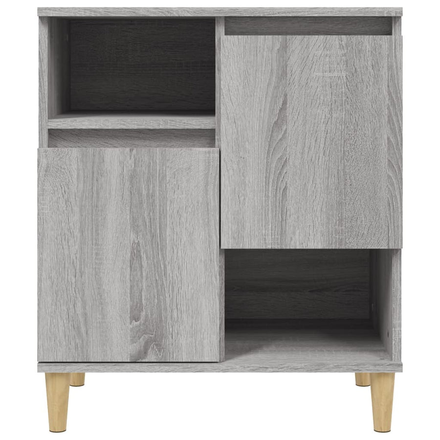 Dressoirs 60X35X70 Cm Bewerkt Hout Eikenkleur 2 Grijs sonoma