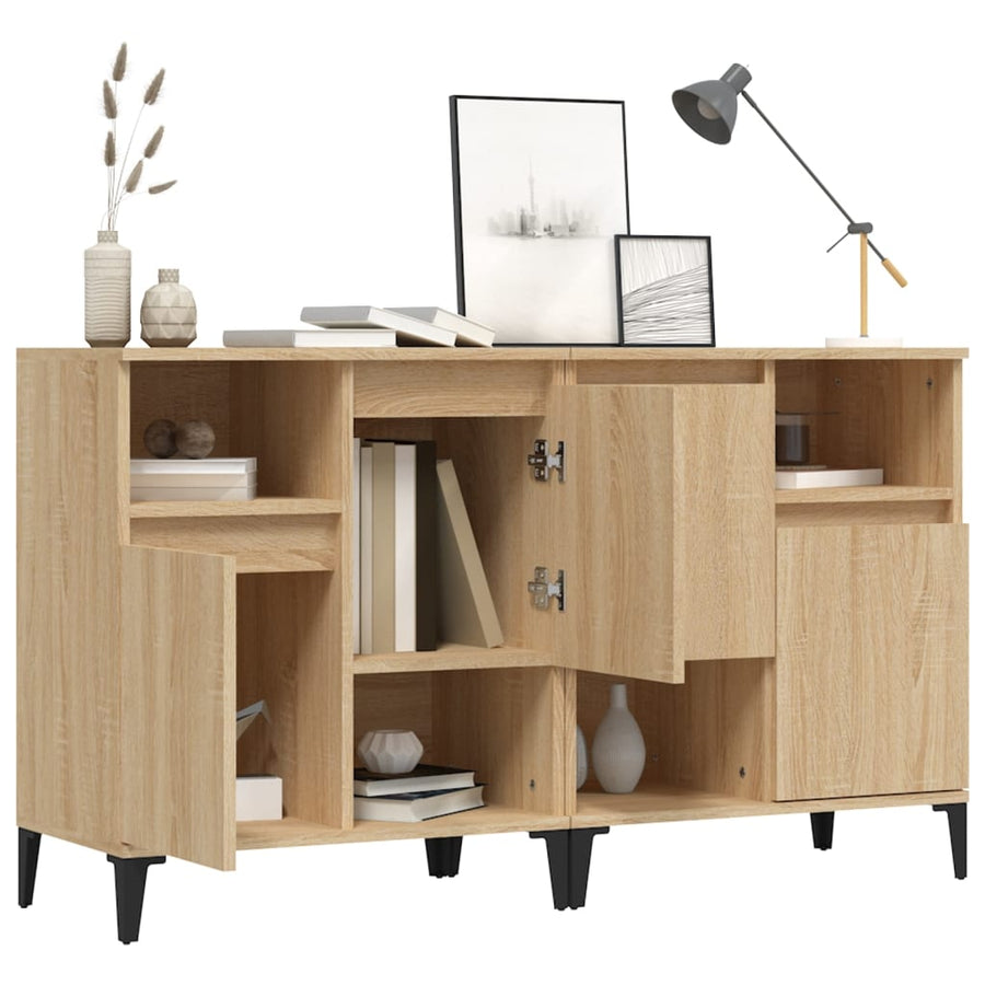 Dressoirs 60X35X70 Cm Bewerkt Hout Kleurig 2 Sonoma eiken